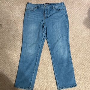 Gloria Vanderbilt Women's Straight Leg Blue Jeans